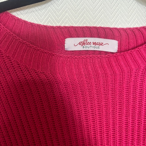 Ashlee Marie Boutique Short Sleeve Sweater Size XL - Picture 2 of 6